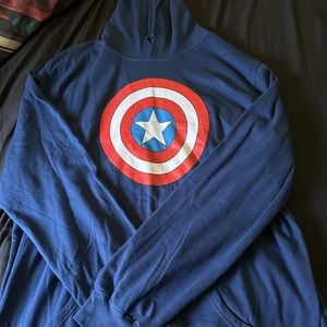 Captain America Big and Tall Hoodie